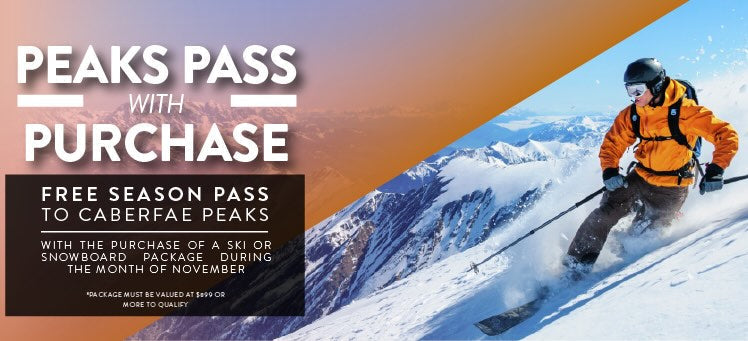 Peaks pass with purchase