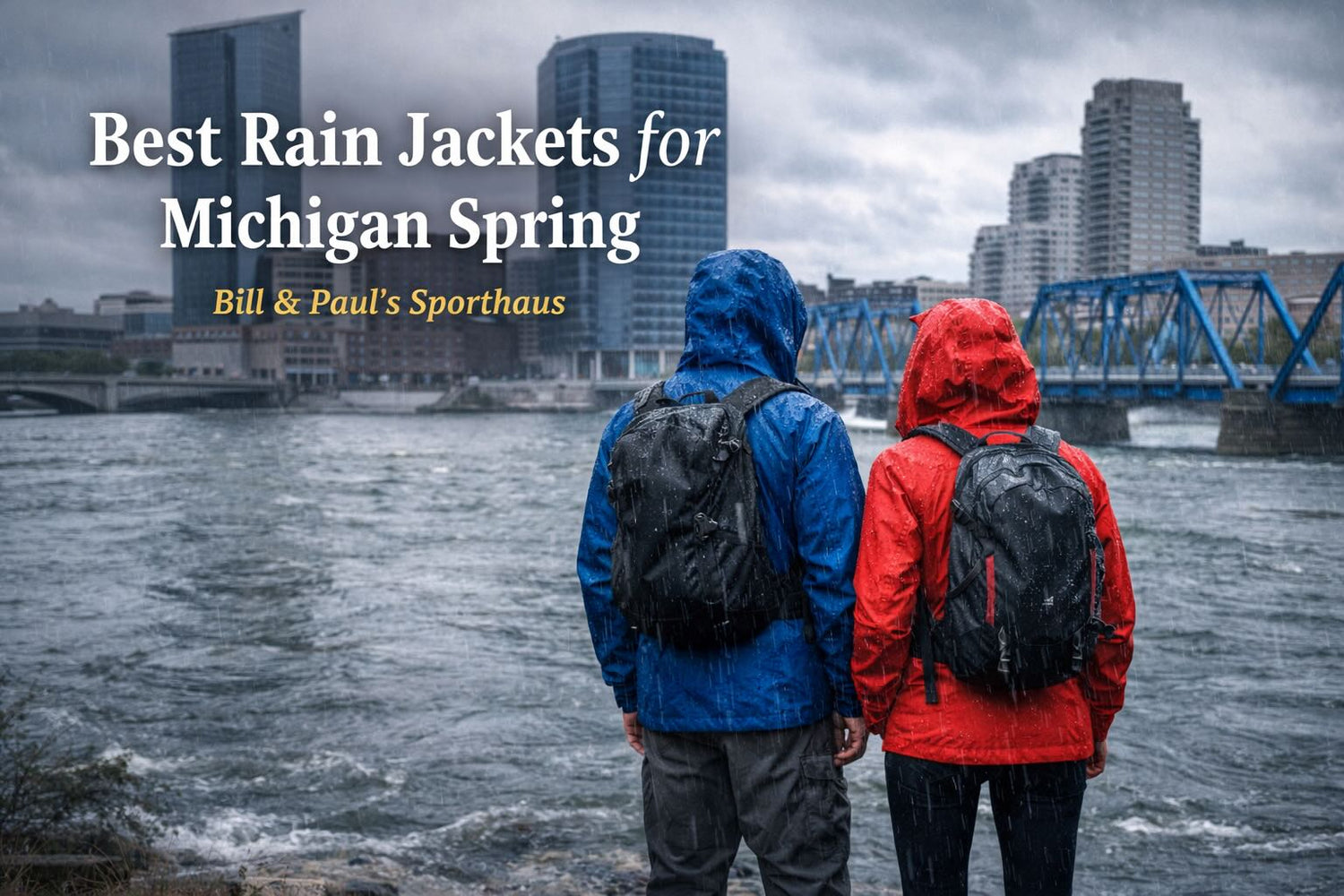 Best rain jackets for Michigan spring weather at Bill & Paul’s Sporthaus in Grand Rapids