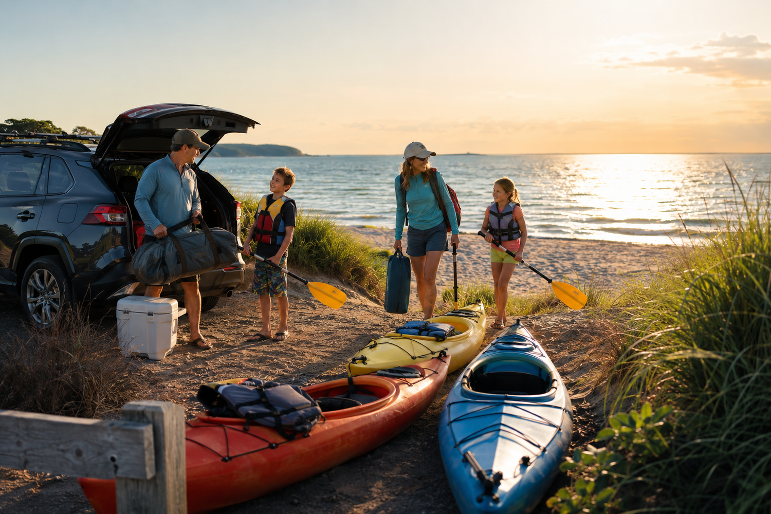Reserve your kayak rental online, pick it up at Bill & Paul’s in Grand Rapids, and take your West Michigan adventure from there.