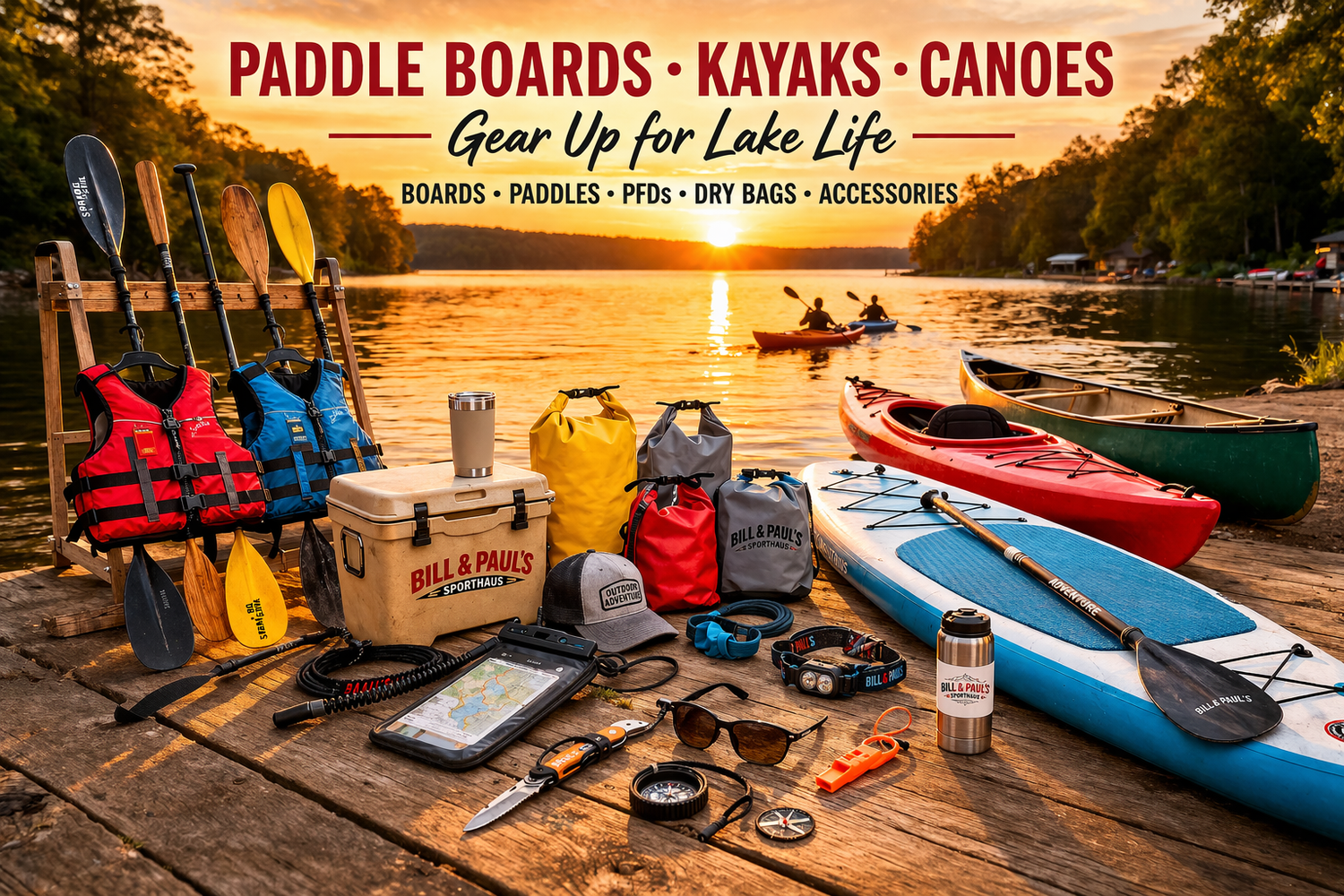 Paddling gear checklist for kayaking canoeing and paddle boarding in Michigan