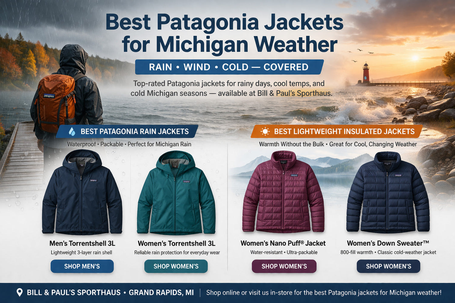 Best Patagonia Jackets for Michigan Weather