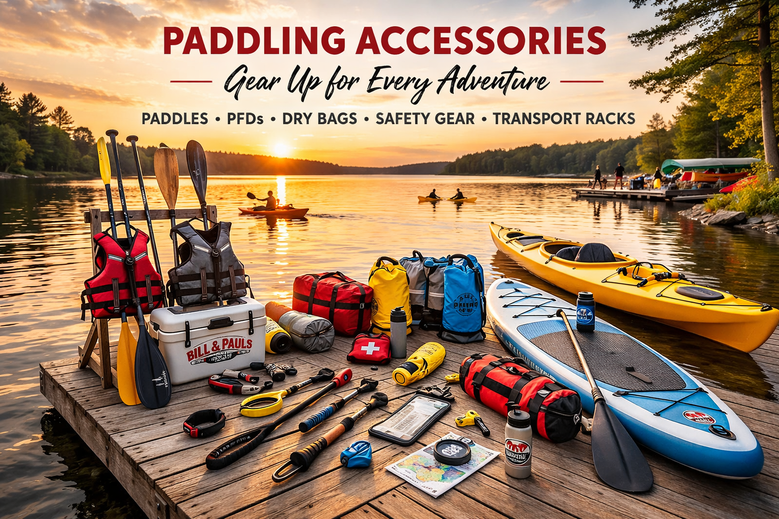 Paddling accessories in Michigan at Bill and Paul’s Sporthaus for kayaks canoes and paddle boards