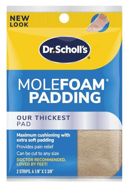 Dr. Scholls Molefoam 4 x 3 1/2 (2pk)
