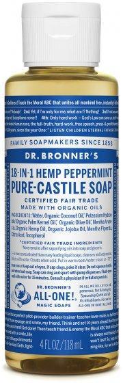 Dr. Bronners Peppermint Soap  4oz