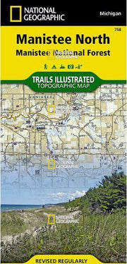 Manistee National Forest North Trail Map - Bill & Paul's Sporthaus