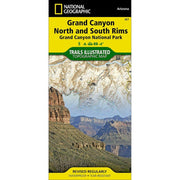 Grand Canyon North and South Rims Trail Map - Bill & Paul's Sporthaus