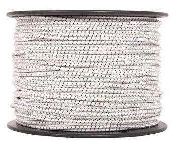 Shock Cord 1/8  White