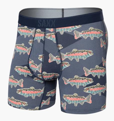 Mens Quest Quick Dry Mesh Boxer Brief Fly