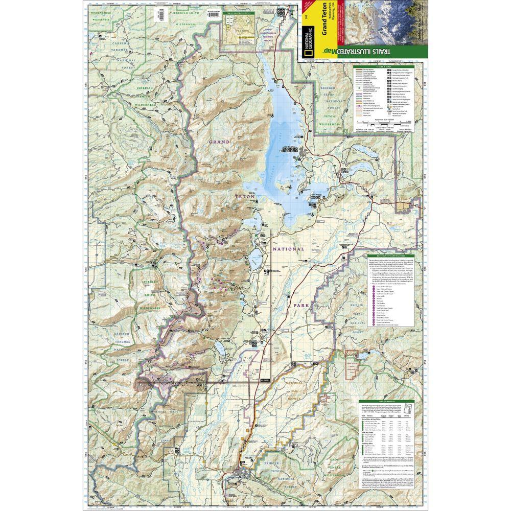 Teton National Park Map