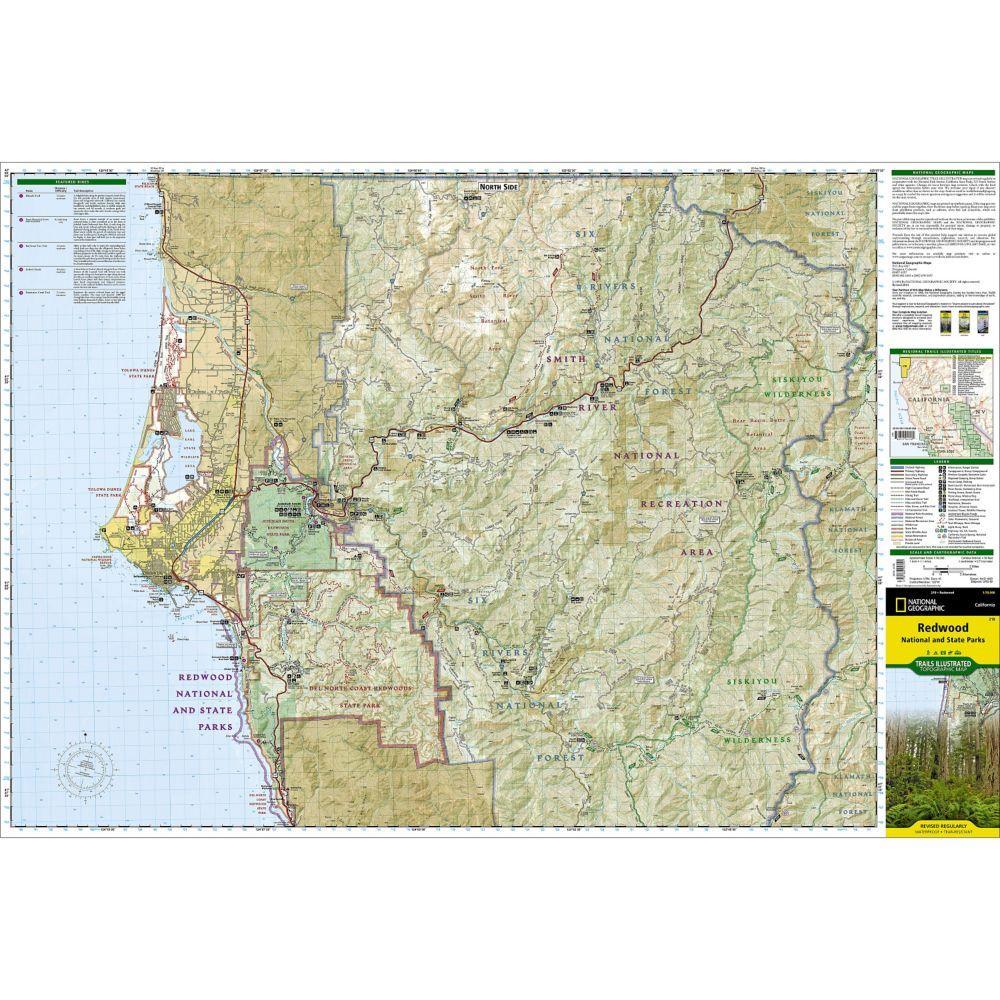 Redwood National And State Parks Trail Map