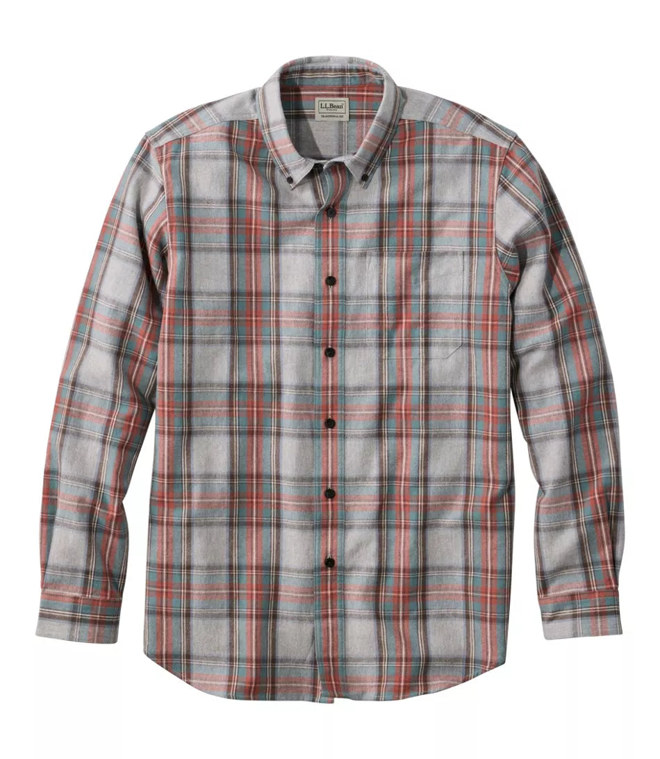 Men's Scotch Plaid Flannel Long Sleeve
