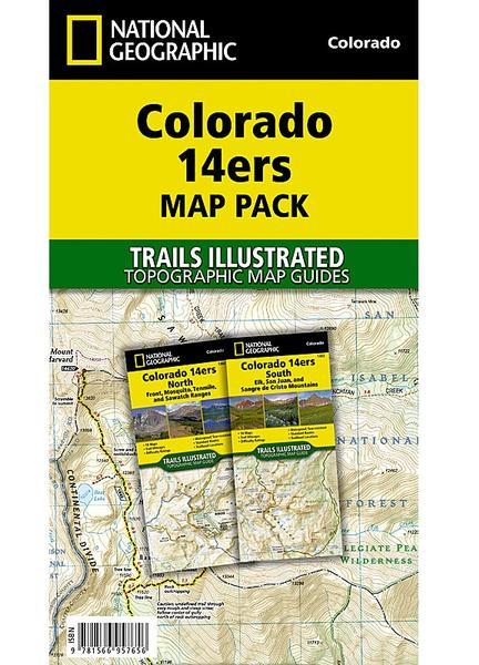 Colorado 14ers Map Pack Bundle