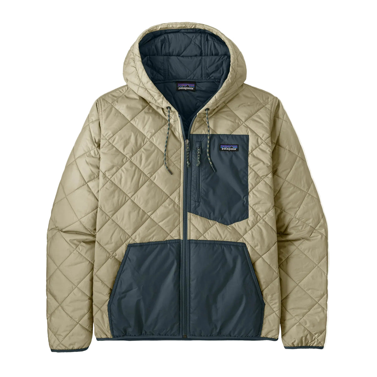 Men's Diamond Quilted Bomber Hoody