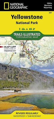 TI Yellowstone National Park Map - Bill & Paul's Sporthaus