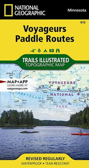 Voyageurs Paddle Routes Map - Bill & Paul's Sporthaus