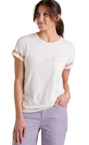 Womens Primo SS Crew Embroidered - Bill & Paul's Sporthaus