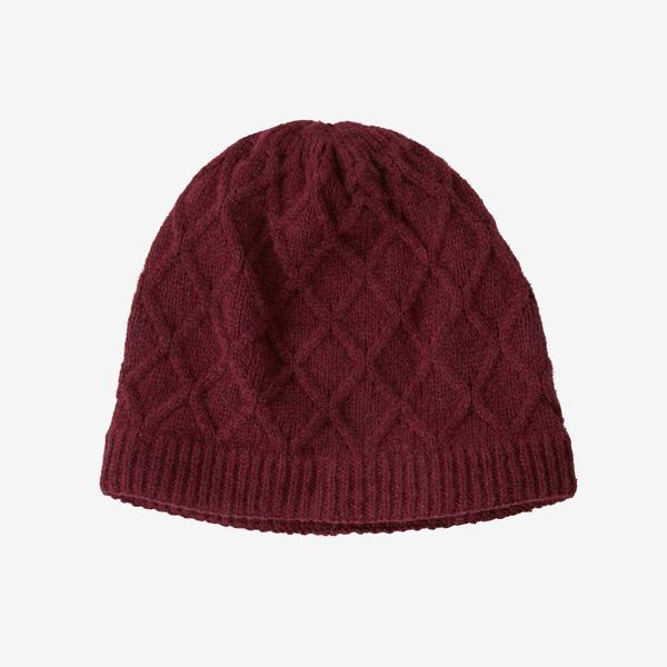 Womens Honeycomb Knit Beanie