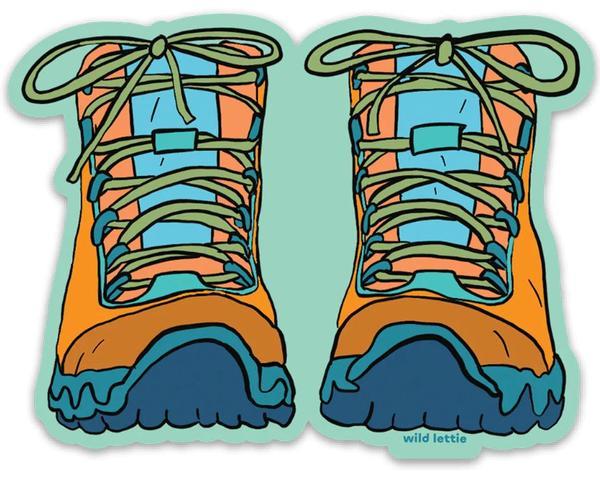 Hiking Boots Sticker