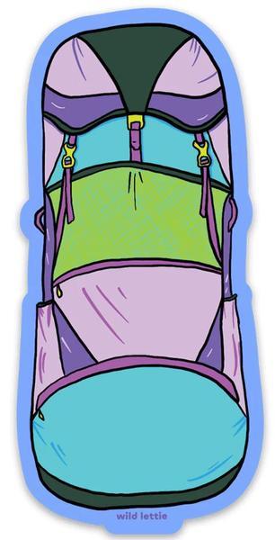 Backpacking Sticker