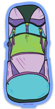 Backpacking Sticker