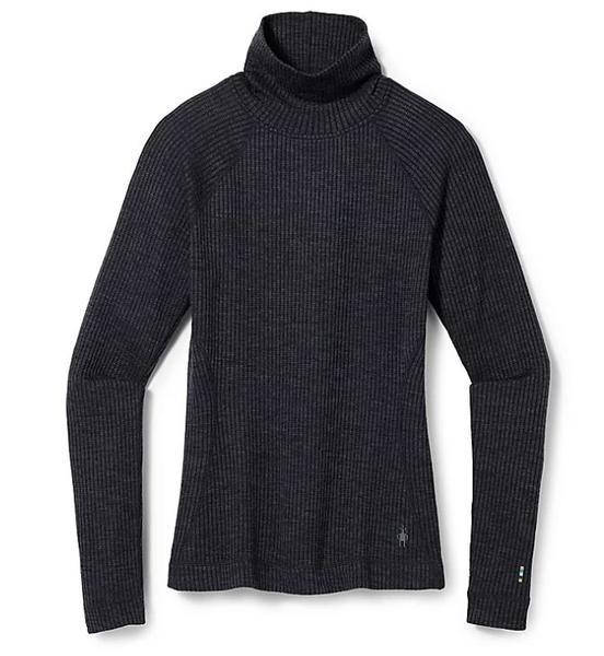 Womens Thermal Merino Rib Turtleneck