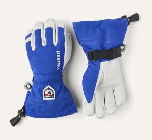Kids Army Leather Heli Ski Jr Glove