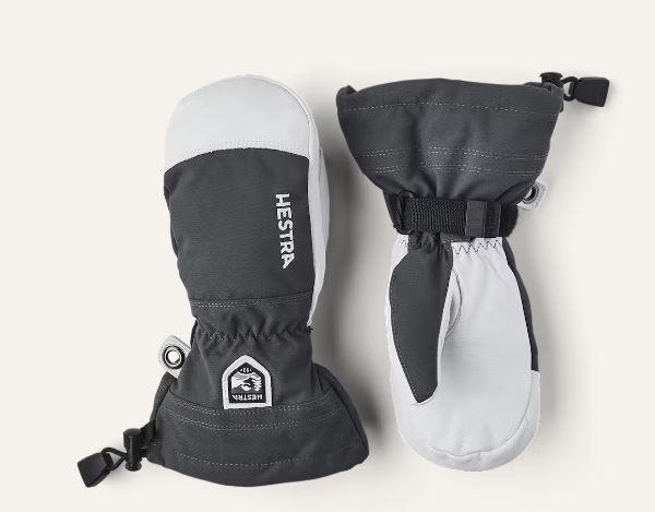 Kids Army Leather Heli Ski Jr. Mitt