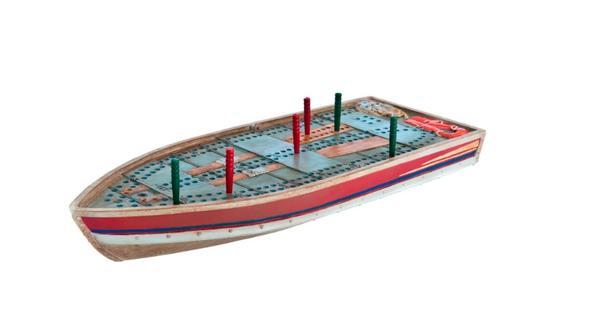 Tin Boat Cribbage Board
