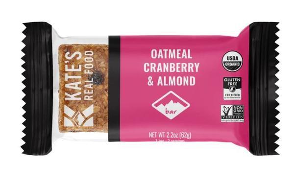 Oatmeal Cranberry and Almond Bar
