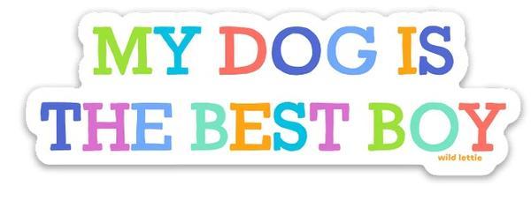 Best Boy Dog Sticker