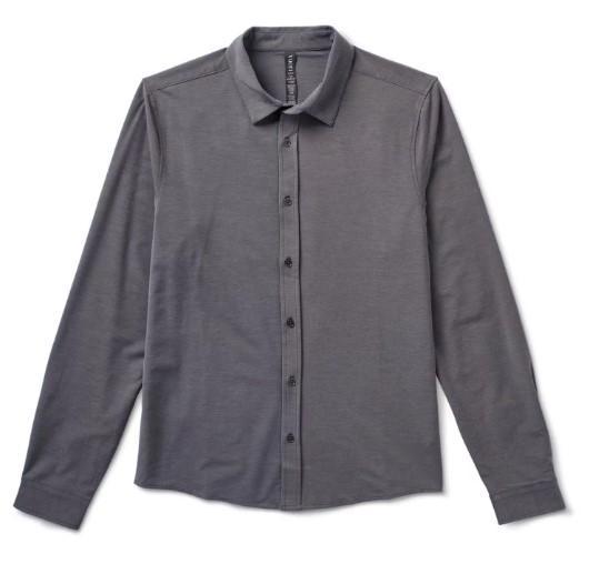 Mens Long Sleeve Bridge Button Down