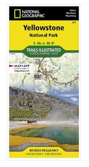 Yellowstone National Park Day Hikes Map - Bill & Paul's Sporthaus