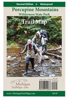 Waterproof Porcupine Mountains Map - Bill & Paul's Sporthaus
