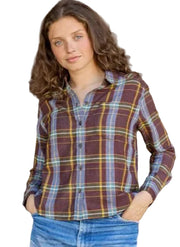 Womens ReForm Flannel Boxy Shirt - Bill & Paul's Sporthaus
