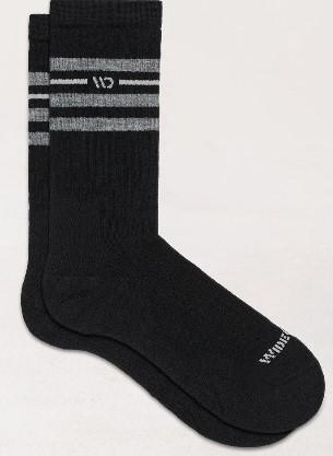 Mens Vintage Stripe Midweight Micro Crew