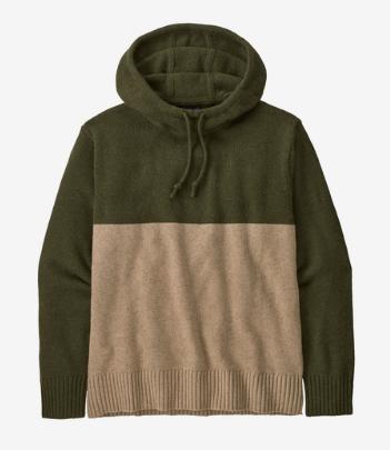 Mens Recycled WoolBlend Sweater Hoody