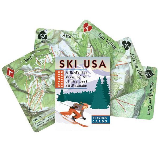 Ski USA Playing Cards