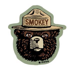Smokey Bear Retro Logo Patch