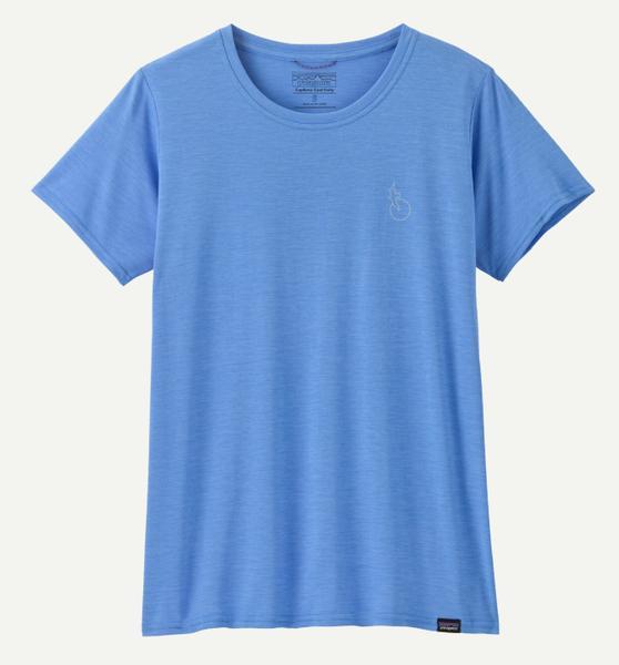 Womens Capilene Cool Daily Graphic Shirt  Waters