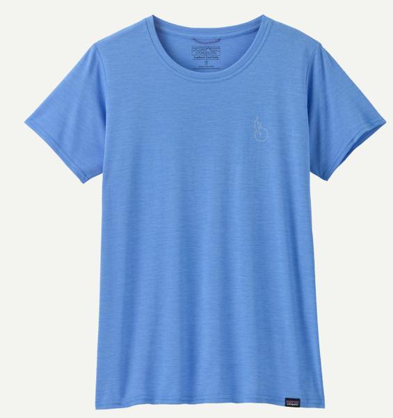 Womens Capilene Cool Daily Graphic Shirt  Waters