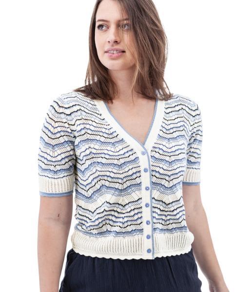 Womens Julia Lightweight Crop Cardigan