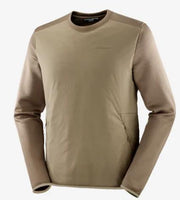 Mens Outline Warm Hybird Crewneck Pullover