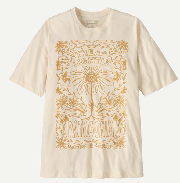 Womens Tread Lightly Oversized Organic TShirt