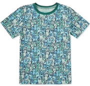 Kids Heart of Dogs Pattern Short Sleeve Crusher Tee - Bill & Paul's Sporthaus