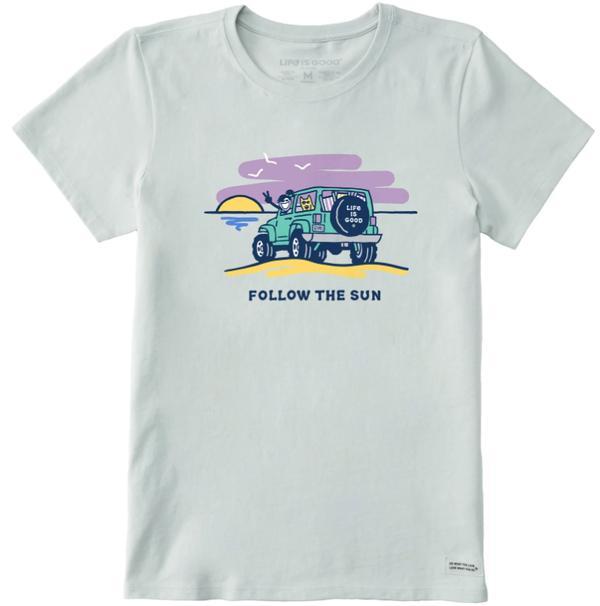 Womens Jackie and Rocket Follow The Sun 4x4 Short Sleeve Tee