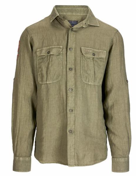 Mens Safari Linen Shirt