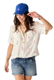 Womens Luca Linen Shirt - Bill & Paul's Sporthaus