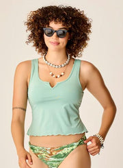 Womens Vida Notchneck Tankini