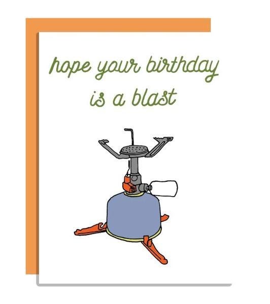 Blast Birthday Card - Bill & Paul's Sporthaus