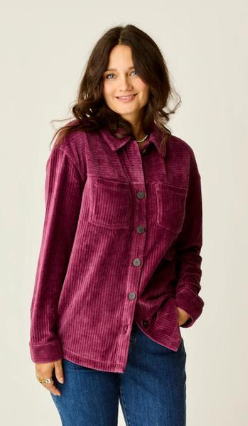 Womens Hudson Stretch Cord Shacket
